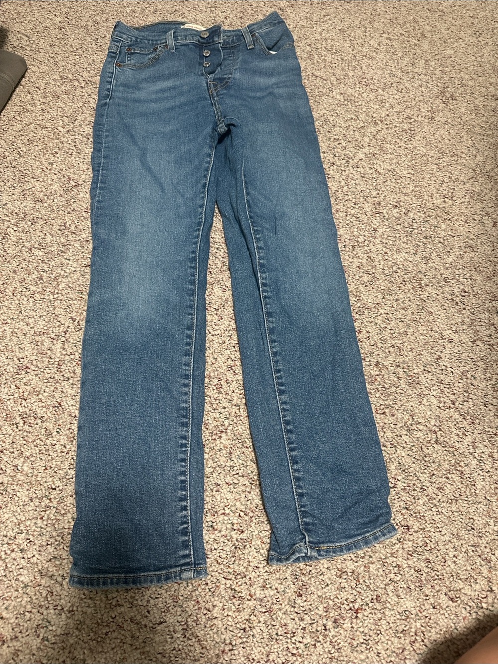 Levi's Medium Blue Flare Jeans for Women